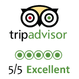 Logo TripAdvisor s vynikajícím hodnocením