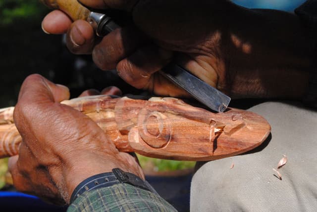 Rapa Nui wood carving