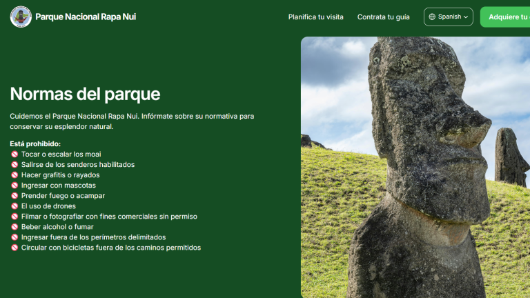 Official Rapa Nui National Park regulations to help protect the island's archaeological heritage.