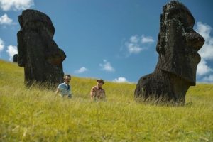 Filming of Wild Horse Nine in Rapa Nui: how Hollywood arrived on Easter Island, the role of the local community, Rapa Nui extras, and a behind-the-scenes experience from Easter Island Travel.