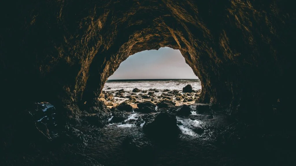 We enter the Rapa Nui caves with deep respect for the spiritual heritage and the Aku-Aku spirits.