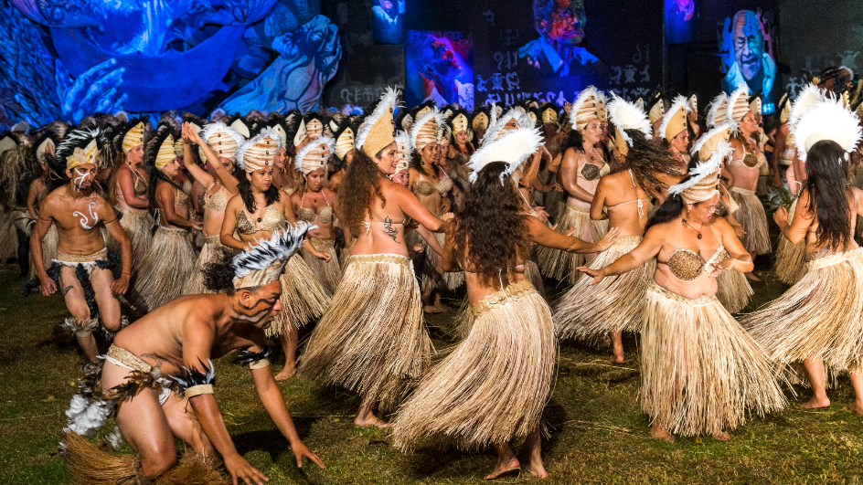 Traditional dance performance during Tapati 2027 in Rapa Nui.