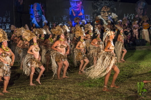 Tapati 2027 in Rapa Nui (Easter Island) featuring a traditional dance performance during the festival
