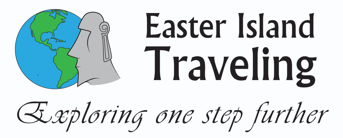 Easter Island Traveling Logo With Company Name And Slogan Easter Island Traveling Logo With Company Name And Slogan