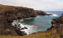 Cliffs and ocean of coast line in north coast