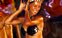 Rapa Nui girl dancing at the Tapati Rapa Nui festival at Easter Island