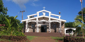 Easter Island church