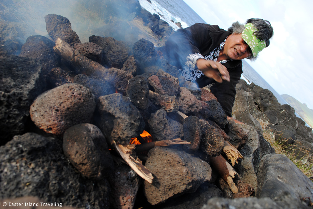 Easter Island fishing